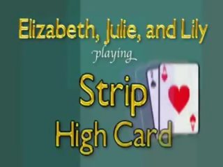 Elizabeth, julie dhe lily luaj zhveshje i lartë card