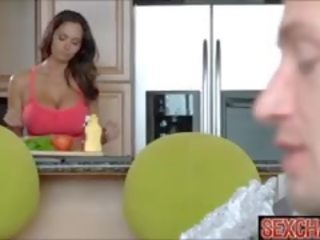 Big Boobs Horny Milf Stepmom Seduces Her Son