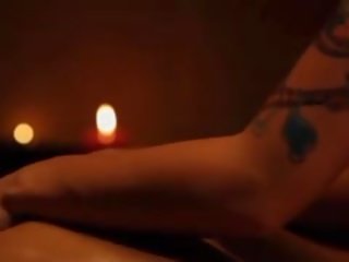 A Sensual And Lustful Lesbian Massage