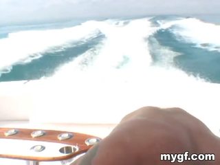 Amazing Open Air Point Of View Screwing Onto Boat Nearby Wondrous Erotic Chick