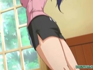 Hot waitress hentai tittyfucking and rai cum in the cafe