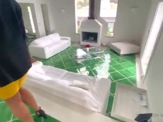Superb business woman gets fucked in several positions in a luxury villa - business-bitch