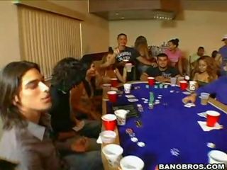 Ashli orion і її банда з hawt повії losing на роздягання покер