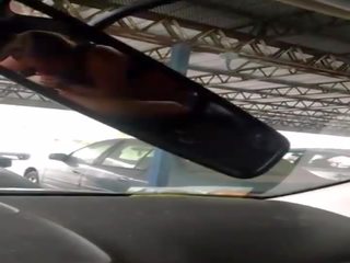 My desirable blonde wife getting fucked by stranger in the car film 2