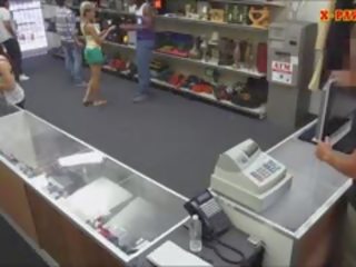 Cuban Chick Sells Her TV Sells Her Pussy At The Pawnshop