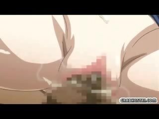 ボインの エロアニメ 女の子 gangbanged と クリームパイ