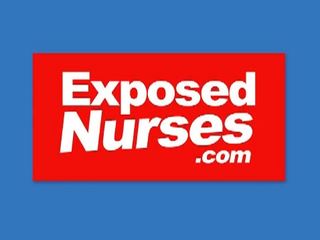 Exposed Nurses: Hot nurse playing with her speculum